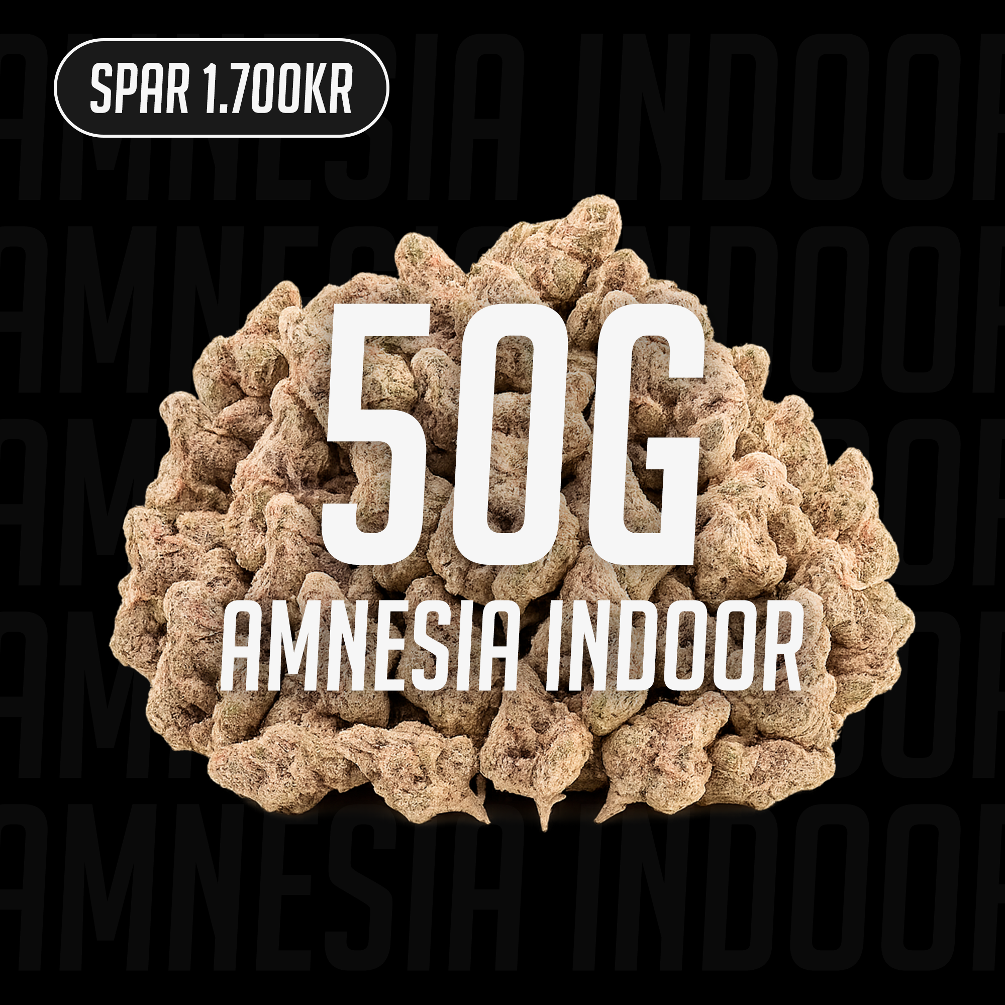 Amnesia Indoor - 23% THCA 50g