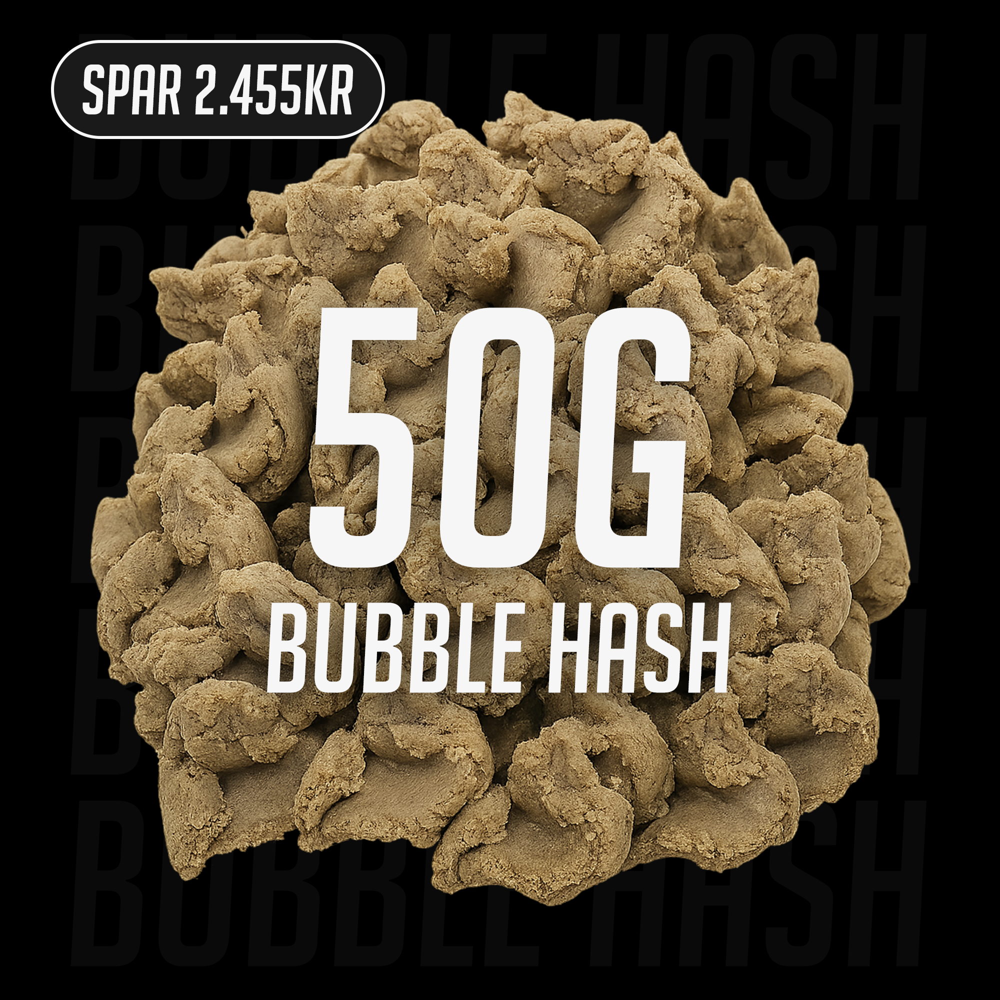 Bubble Hash - 30% THCA 50G