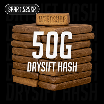 Drysift Hash - 25% THCA 50G