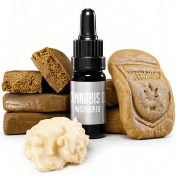 Premium extract bundle with Piatella, Bubble Hash, Badder, Luxus Ketama and THCA oil