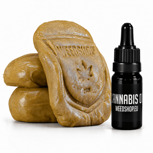 Piatella hash and CBD oil cannabis bundle