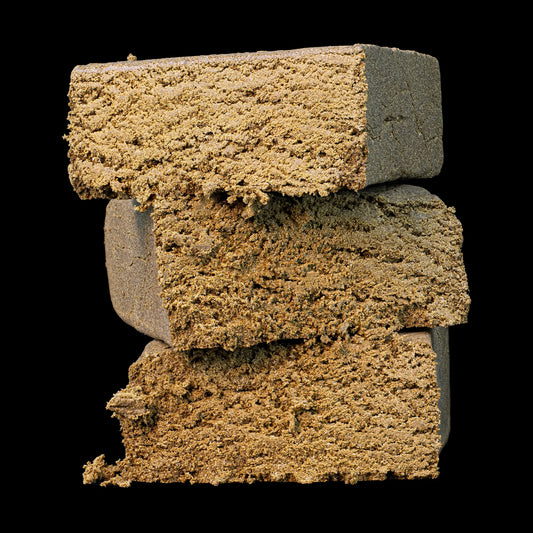 3 hash drysift bricks weedshop cut open