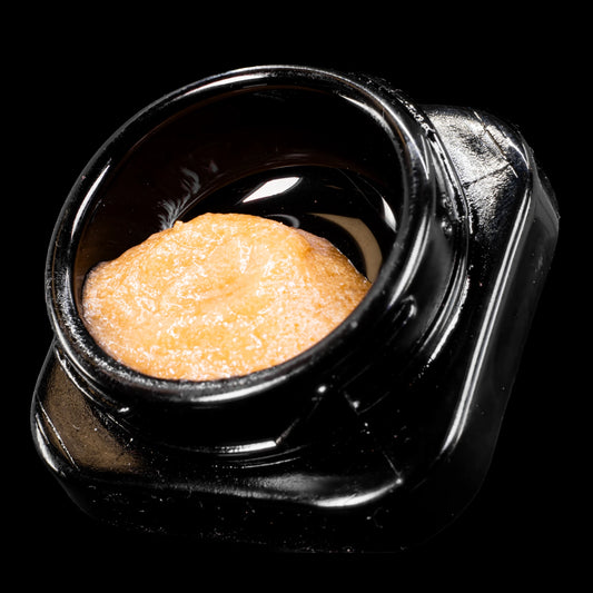 Live Resin 70% THCA cannabis extract in glass jar
